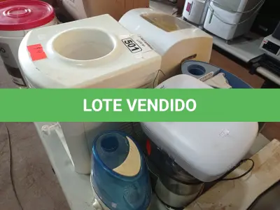 LOTE 501 - 01 CENTRAL DE ALARME INCOMPLETA, 03 UMIDIFICADORES, 01 BEBEDOURO PARA GARRAFÃO E 02 DISPENSE PARA PAPEL MARCAS E MODELOS DIVERSOS. (NO ESTADO) ATENÇÃO! FAZER A VISITAÇÃO ANTES DE ARREMATAR, NÃO SABEMOS SE FUNCIONA. LEILÃO NÃO TEM GARANTIA E NEM DEVOLUÇÃO, SUJEITO A POSSÍVEIS AVARIAS VISÍVEIS/OCULTAS E/OU AUSÊNCIA DE COMPONENTES.
