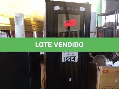 LOTE 514 - 01 ADEGA MARCA BRASTEMP 220V. (NO ESTADO) ATENÇÃO! FAZER A VISITAÇÃO ANTES DE ARREMATAR, NÃO SABEMOS SE FUNCIONA. LEILÃO NÃO TEM GARANTIA E NEM DEVOLUÇÃO, SUJEITO A POSSÍVEIS AVARIAS VISÍVEIS/OCULTAS E/OU AUSÊNCIA DE COMPONENTES.