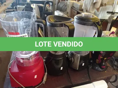 LOTE 478 - 01 PIPOQUEIRA E 03 LIQUIDIFICADORES MARCAS E MODELOS DIVERSOS COM AVARIAS. (NO ESTADO) ATENÇÃO! FAZER A VISITAÇÃO ANTES DE ARREMATAR, NÃO SABEMOS SE FUNCIONA. LEILÃO NÃO TEM GARANTIA E NEM DEVOLUÇÃO, SUJEITO A POSSÍVEIS AVARIAS VISÍVEIS/OCULTAS E/OU AUSÊNCIA DE COMPONENTES.