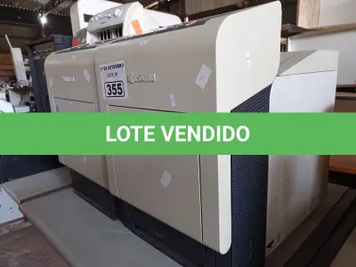 LOTE 355 - 02 IMPRESSORAS MARCAS KYOCERA MODELOS ECOSYS P7035CDN. (NO ESTADO) ATENÇÃO! FAZER A VISITAÇÃO ANTES DE ARREMATAR, NÃO SABEMOS SE FUNCIONA. LEILÃO NÃO TEM GARANTIA E NEM DEVOLUÇÃO, SUJEITO A POSSÍVEIS AVARIAS VISÍVEIS/OCULTAS E/OU AUSÊNCIA DE COMPONENTES.