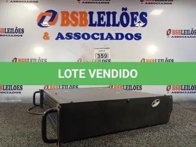 LOTE 359 - 01 AMPLIFICADOR MARCA UNIC MODELO ZX-200. (NO ESTADO) ATENÇÃO! FAZER A VISITAÇÃO ANTES DE ARREMATAR, NÃO SABEMOS SE FUNCIONA. LEILÃO NÃO TEM GARANTIA E NEM DEVOLUÇÃO, SUJEITO A POSSÍVEIS AVARIAS VISÍVEIS/OCULTAS E/OU AUSÊNCIA DE COMPONENTES.