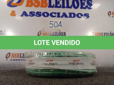 LOTE 050 - 01 ROLO DE CABO FLEXÍVEL 100M 10MM NA COR VERDE.(NO ESTADO) ATENÇÃO! FAZER A VISITAÇÃO ANTES DE ARREMATAR, NÃO SABEMOS SE FUNCIONA. LEILÃO NÃO TEM GARANTIA E NEM DEVOLUÇÃO, SUJEITO A POSSÍVEIS AVARIAS VISÍVEIS/OCULTAS E/OU AUSÊNCIA DE COMPONENTES.