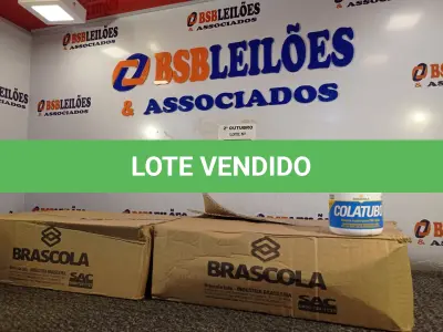 LOTE 163 - 02 CAIXAS COM COLA TUBO ST 175G, COM 15 FRASCOS CADA. (NO ESTADO) ATENÇÃO! FAZER A VISITAÇÃO ANTES DE ARREMATAR, NÃO SABEMOS SE FUNCIONA. LEILÃO NÃO TEM GARANTIA E NEM DEVOLUÇÃO, SUJEITO A POSSÍVEIS AVARIAS VISÍVEIS/OCULTAS E/OU AUSÊNCIA DE COMPONENTES.