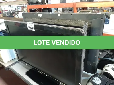 LOTE 191 - 02 TV’S MARCAS E MODELOS DIVERSOS PARA RETIRADA DE PEÇAS. (NO ESTADO) ATENÇÃO! FAZER A VISITAÇÃO ANTES DE ARREMATAR, NÃO SABEMOS SE FUNCIONA. LEILÃO NÃO TEM GARANTIA E NEM DEVOLUÇÃO, SUJEITO A POSSÍVEIS AVARIAS VISÍVEIS/OCULTAS E/OU AUSÊNCIA DE COMPONENTES.