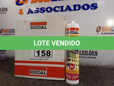 LOTE 158 - 12 TUBOS DE SILICONE NEUTRO PARA CONSTRUÇÃO COR BRANCO 340G. (NO ESTADO) ATENÇÃO! FAZER A VISITAÇÃO ANTES DE ARREMATAR, NÃO SABEMOS SE FUNCIONA. LEILÃO NÃO TEM GARANTIA E NEM DEVOLUÇÃO, SUJEITO A POSSÍVEIS AVARIAS VISÍVEIS/OCULTAS E/OU AUSÊNCIA DE COMPONENTES.