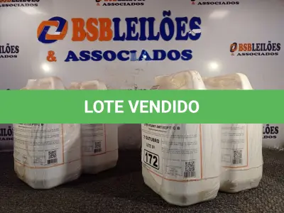 LOTE 172 - 20 LITROS DE SABONETE DE ESPUMA ANTISSÉPTICO. (NO ESTADO) ATENÇÃO! FAZER A VISITAÇÃO ANTES DE ARREMATAR, NÃO SABEMOS SE FUNCIONA. LEILÃO NÃO TEM GARANTIA E NEM DEVOLUÇÃO, SUJEITO A POSSÍVEIS AVARIAS VISÍVEIS/OCULTAS E/OU AUSÊNCIA DE COMPONENTES.