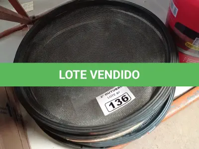 LOTE 136 - 06 PENEIRAS MARCAS E MODELOS DIVERSOS. (NO ESTADO) ATENÇÃO! FAZER A VISITAÇÃO ANTES DE ARREMATAR, NÃO SABEMOS SE FUNCIONA. LEILÃO NÃO TEM GARANTIA E NEM DEVOLUÇÃO, SUJEITO A POSSÍVEIS AVARIAS VISÍVEIS/OCULTAS E/OU AUSÊNCIA DE COMPONENTES.