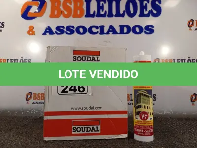 LOTE 246 - 12 TUBOS DE SILICONE NEUTRO PARA CONSTRUÇÃO COR BRANCO 340G. (NO ESTADO) ATENÇÃO! FAZER A VISITAÇÃO ANTES DE ARREMATAR, NÃO SABEMOS SE FUNCIONA. LEILÃO NÃO TEM GARANTIA E NEM DEVOLUÇÃO, SUJEITO A POSSÍVEIS AVARIAS VISÍVEIS/OCULTAS E/OU AUSÊNCIA DE COMPONENTES.