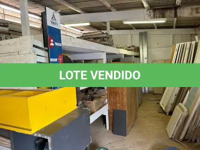 LOTE 394 - 05 ESTANTES EM MADEIRA PARA GALPÃO (NO ESTADO) (SÓ PODERÁ RETIRAR 30 DIAS APÓS O TÉRMINO DO LEILÃO)