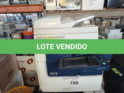LOTE 198 - 02 IMPRESSORAS MARCAS XEROX SENDO 01 MULTIFUNCIONAL. (NO ESTADO) ATENÇÃO! FAZER A VISITAÇÃO ANTES DE ARREMATAR, NÃO SABEMOS SE FUNCIONA. LEILÃO NÃO TEM GARANTIA E NEM DEVOLUÇÃO, SUJEITO A POSSÍVEIS AVARIAS VISÍVEIS/OCULTAS E/OU AUSÊNCIA DE COMPONENTES.