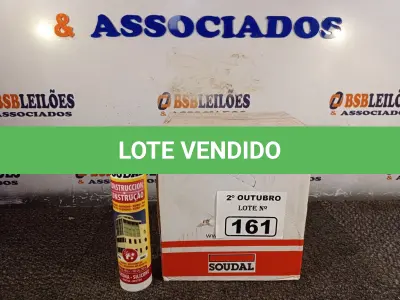 LOTE 161 - 12 TUBOS DE SILICONE NEUTRO PARA CONSTRUÇÃO COR BRANCO 340G. (NO ESTADO) ATENÇÃO! FAZER A VISITAÇÃO ANTES DE ARREMATAR, NÃO SABEMOS SE FUNCIONA. LEILÃO NÃO TEM GARANTIA E NEM DEVOLUÇÃO, SUJEITO A POSSÍVEIS AVARIAS VISÍVEIS/OCULTAS E/OU AUSÊNCIA DE COMPONENTES.
