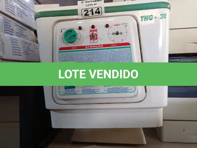 LOTE 214 - 01 TURBILHÃO PARA FISIOTERAPIA GALANO THG-30. (NO ESTADO) ATENÇÃO! FAZER A VISITAÇÃO ANTES DE ARREMATAR, NÃO SABEMOS SE FUNCIONA. LEILÃO NÃO TEM GARANTIA E NEM DEVOLUÇÃO, SUJEITO A POSSÍVEIS AVARIAS VISÍVEIS/OCULTAS E/OU AUSÊNCIA DE COMPONENTES.