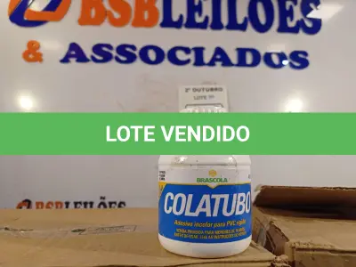 LOTE 173 - 02 CAIXAS COM COLA TUBO ST 175G, COM 15 FRASCOS CADA. (NO ESTADO) ATENÇÃO! FAZER A VISITAÇÃO ANTES DE ARREMATAR, NÃO SABEMOS SE FUNCIONA. LEILÃO NÃO TEM GARANTIA E NEM DEVOLUÇÃO, SUJEITO A POSSÍVEIS AVARIAS VISÍVEIS/OCULTAS E/OU AUSÊNCIA DE COMPONENTES.