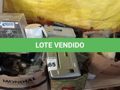 LOTE 465 - 01 LOTE COM MATERIAIS DIVERSOS. (NO ESTADO) ATENÇÃO! FAZER A VISITAÇÃO ANTES DE ARREMATAR, NÃO SABEMOS SE FUNCIONA. LEILÃO NÃO TEM GARANTIA E NEM DEVOLUÇÃO, SUJEITO A POSSÍVEIS AVARIAS VISÍVEIS/OCULTAS E/OU AUSÊNCIA DE COMPONENTES.