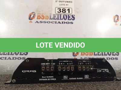 LOTE 381 - 01 MODULO CORSUS 404. (NO ESTADO) ATENÇÃO! FAZER A VISITAÇÃO ANTES DE ARREMATAR, NÃO SABEMOS SE FUNCIONA. LEILÃO NÃO TEM GARANTIA E NEM DEVOLUÇÃO, SUJEITO A POSSÍVEIS AVARIAS VISÍVEIS/OCULTAS E/OU AUSÊNCIA DE COMPONENTES.