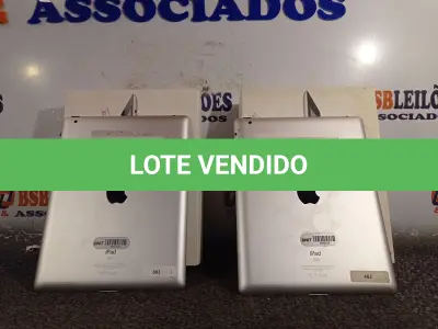 LOTE 434 - 02 IPAD 16GB COM AVARIAS. (NO ESTADO) ATENÇÃO! FAZER A VISITAÇÃO ANTES DE ARREMATAR, NÃO SABEMOS SE FUNCIONA. LEILÃO NÃO TEM GARANTIA E NEM DEVOLUÇÃO, SUJEITO A POSSÍVEIS AVARIAS VISÍVEIS/OCULTAS E/OU AUSÊNCIA DE COMPONENTES.