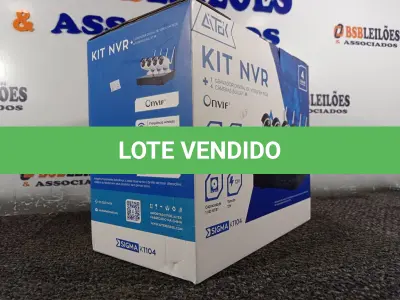 LOTE 377 - 01 KIT NVR CONTENDO: 01 GRAVADOR DIGITAL DE VÍDEO EM REDE E 04 CÂMERAS BULLET IP. (NO ESTADO) ATENÇÃO! FAZER A VISITAÇÃO ANTES DE ARREMATAR, NÃO SABEMOS SE FUNCIONA. LEILÃO NÃO TEM GARANTIA E NEM DEVOLUÇÃO, SUJEITO A POSSÍVEIS AVARIAS VISÍVEIS/OCULTAS E/OU AUSÊNCIA DE COMPONENTES.