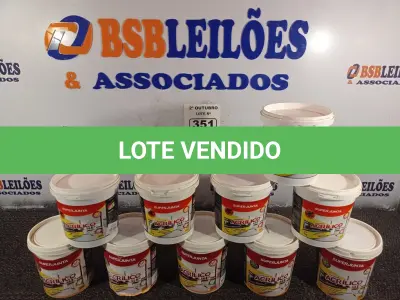 LOTE 351 - 10 QUILOS DE REJUNTAMENTO ACRÍLICO SUPER JUNTA. (NO ESTADO) ATENÇÃO! FAZER A VISITAÇÃO ANTES DE ARREMATAR, NÃO SABEMOS SE FUNCIONA. LEILÃO NÃO TEM GARANTIA E NEM DEVOLUÇÃO, SUJEITO A POSSÍVEIS AVARIAS VISÍVEIS/OCULTAS E/OU AUSÊNCIA DE COMPONENTES.