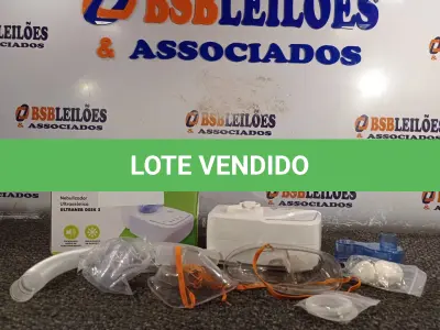 LOTE 443 - 01 NEBULIZADOR ULTRASSÓNICO ULTRANEB DESK2. (NO ESTADO) ATENÇÃO! FAZER A VISITAÇÃO ANTES DE ARREMATAR, NÃO SABEMOS SE FUNCIONA. LEILÃO NÃO TEM GARANTIA E NEM DEVOLUÇÃO, SUJEITO A POSSÍVEIS AVARIAS VISÍVEIS/OCULTAS E/OU AUSÊNCIA DE COMPONENTES.