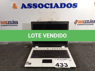 LOTE 433 - 01 NOTEBOOK DATEN. (NO ESTADO) ATENÇÃO! FAZER A VISITAÇÃO ANTES DE ARREMATAR, NÃO SABEMOS SE FUNCIONA. LEILÃO NÃO TEM GARANTIA E NEM DEVOLUÇÃO, SUJEITO A POSSÍVEIS AVARIAS VISÍVEIS/OCULTAS E/OU AUSÊNCIA DE COMPONENTES.