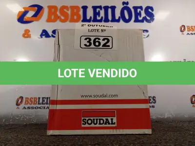 LOTE 362 - 12 TUBOS DE SILICONE NEUTRO PARA CONSTRUÇÃO COR BRANCO 340G. (NO ESTADO) ATENÇÃO! FAZER A VISITAÇÃO ANTES DE ARREMATAR, NÃO SABEMOS SE FUNCIONA. LEILÃO NÃO TEM GARANTIA E NEM DEVOLUÇÃO, SUJEITO A POSSÍVEIS AVARIAS VISÍVEIS/OCULTAS E/OU AUSÊNCIA DE COMPONENTES.