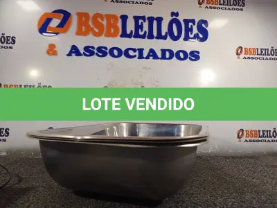 LOTE 565 - 03 CUBAS PARA PIA EM INOX. (NO ESTADO) ATENÇÃO! FAZER A VISITAÇÃO ANTES DE ARREMATAR, NÃO SABEMOS SE FUNCIONA. LEILÃO NÃO TEM GARANTIA E NEM DEVOLUÇÃO, SUJEITO A POSSÍVEIS AVARIAS VISÍVEIS/OCULTAS E/OU AUSÊNCIA DE COMPONENTES.