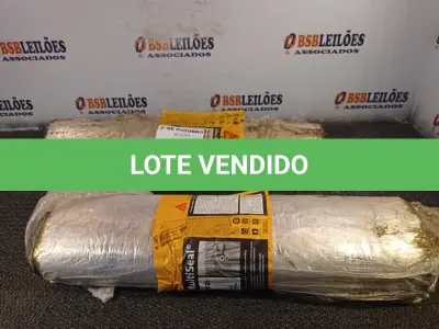 LOTE 514 - 02 ROLOS DE MANTA ASFÁLTICA MULTIUSO. (NO ESTADO) ATENÇÃO! FAZER A VISITAÇÃO ANTES DE ARREMATAR, NÃO SABEMOS SE FUNCIONA. LEILÃO NÃO TEM GARANTIA E NEM DEVOLUÇÃO, SUJEITO A POSSÍVEIS AVARIAS VISÍVEIS/OCULTAS E/OU AUSÊNCIA DE COMPONENTES.
