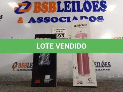 LOTE 393 - 01 KIT COPO + GARRAFA TÉRMICOS. (NO ESTADO) ATENÇÃO! FAZER A VISITAÇÃO ANTES DE ARREMATAR, NÃO SABEMOS SE FUNCIONA. LEILÃO NÃO TEM GARANTIA E NEM DEVOLUÇÃO, SUJEITO A POSSÍVEIS AVARIAS VISÍVEIS/OCULTAS E/OU AUSÊNCIA DE COMPONENTES.