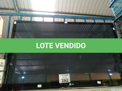 LOTE 292 - 01 TV LG 50” POL PARA RETIRADA DE PEÇAS. (NO ESTADO) ATENÇÃO! FAZER A VISITAÇÃO ANTES DE ARREMATAR, NÃO SABEMOS SE FUNCIONA. LEILÃO NÃO TEM GARANTIA E NEM DEVOLUÇÃO, SUJEITO A POSSÍVEIS AVARIAS VISÍVEIS/OCULTAS E/OU AUSÊNCIA DE COMPONENTES.
