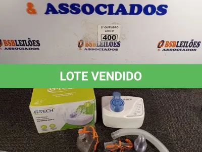 LOTE 400 - 01 NEBULIZADOR ULTRASSÓNICO ULTRANEB DESK2. (NO ESTADO) ATENÇÃO! FAZER A VISITAÇÃO ANTES DE ARREMATAR, NÃO SABEMOS SE FUNCIONA. LEILÃO NÃO TEM GARANTIA E NEM DEVOLUÇÃO, SUJEITO A POSSÍVEIS AVARIAS VISÍVEIS/OCULTAS E/OU AUSÊNCIA DE COMPONENTES.