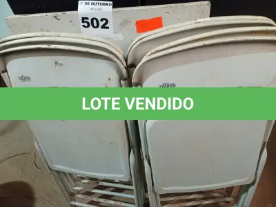 LOTE 502 - 01 MESA DE FERRO COM 07 CADEIRAS. (NO ESTADO) ATENÇÃO! FAZER A VISITAÇÃO ANTES DE ARREMATAR, NÃO SABEMOS SE FUNCIONA. LEILÃO NÃO TEM GARANTIA E NEM DEVOLUÇÃO, SUJEITO A POSSÍVEIS AVARIAS VISÍVEIS/OCULTAS E/OU AUSÊNCIA DE COMPONENTES.