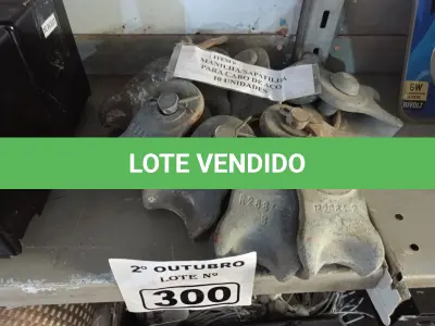 LOTE 300 - 10 MANILHAS/SAPATILHAS PARA CABO DE AÇO. (NO ESTADO) ATENÇÃO! FAZER A VISITAÇÃO ANTES DE ARREMATAR, NÃO SABEMOS SE FUNCIONA. LEILÃO NÃO TEM GARANTIA E NEM DEVOLUÇÃO, SUJEITO A POSSÍVEIS AVARIAS VISÍVEIS/OCULTAS E/OU AUSÊNCIA DE COMPONENTES.