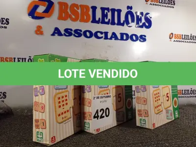 LOTE 420 - 03 JOGOS DESCOBRINDO A MATEMÁTICA. (NO ESTADO) ATENÇÃO! FAZER A VISITAÇÃO ANTES DE ARREMATAR, NÃO SABEMOS SE FUNCIONA. LEILÃO NÃO TEM GARANTIA E NEM DEVOLUÇÃO, SUJEITO A POSSÍVEIS AVARIAS VISÍVEIS/OCULTAS E/OU AUSÊNCIA DE COMPONENTES.