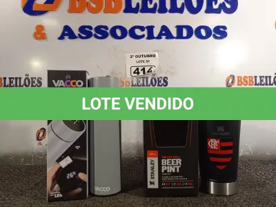 LOTE 414 - 01 KIT COPO + GARRAFA TÉRMICOS. (NO ESTADO) ATENÇÃO! FAZER A VISITAÇÃO ANTES DE ARREMATAR, NÃO SABEMOS SE FUNCIONA. LEILÃO NÃO TEM GARANTIA E NEM DEVOLUÇÃO, SUJEITO A POSSÍVEIS AVARIAS VISÍVEIS/OCULTAS E/OU AUSÊNCIA DE COMPONENTES.