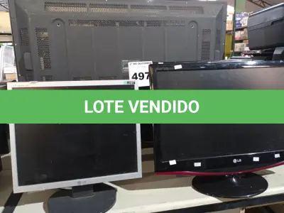 LOTE 497 - 06 MONITORES E 01 TV DE PLASMA MARCA GRADIENTE 42P” POL PARA RETIRADA DE PEÇAS. (NO ESTADO) ATENÇÃO! FAZER A VISITAÇÃO ANTES DE ARREMATAR, NÃO SABEMOS SE FUNCIONA. LEILÃO NÃO TEM GARANTIA E NEM DEVOLUÇÃO, SUJEITO A POSSÍVEIS AVARIAS VISÍVEIS/OCULTAS E/OU AUSÊNCIA DE COMPONENTES.