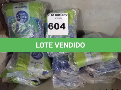 LOTE 604 - 10 PACOTES DE LUVAS DE LÁTEX TAMANHO “P”. (NO ESTADO) ATENÇÃO! FAZER A VISITAÇÃO ANTES DE ARREMATAR, NÃO SABEMOS SE FUNCIONA. LEILÃO NÃO TEM GARANTIA E NEM DEVOLUÇÃO, SUJEITO A POSSÍVEIS AVARIAS VISÍVEIS/OCULTAS E/OU AUSÊNCIA DE COMPONENTES.