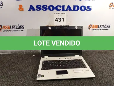 LOTE 431 - 01 NOTEBOOK DATEN. (NO ESTADO) ATENÇÃO! FAZER A VISITAÇÃO ANTES DE ARREMATAR, NÃO SABEMOS SE FUNCIONA. LEILÃO NÃO TEM GARANTIA E NEM DEVOLUÇÃO, SUJEITO A POSSÍVEIS AVARIAS VISÍVEIS/OCULTAS E/OU AUSÊNCIA DE COMPONENTES.