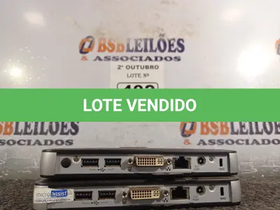 LOTE 402 - 02 MINIS CPU WYSE. (NO ESTADO) ATENÇÃO! FAZER A VISITAÇÃO ANTES DE ARREMATAR, NÃO SABEMOS SE FUNCIONA. LEILÃO NÃO TEM GARANTIA E NEM DEVOLUÇÃO, SUJEITO A POSSÍVEIS AVARIAS VISÍVEIS/OCULTAS E/OU AUSÊNCIA DE COMPONENTES.