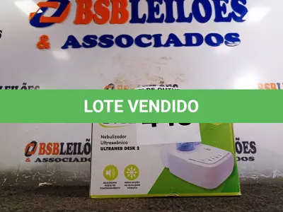LOTE 443 - 01 NEBULIZADOR ULTRASSÓNICO ULTRANEB DESK2. (NO ESTADO) ATENÇÃO! FAZER A VISITAÇÃO ANTES DE ARREMATAR, NÃO SABEMOS SE FUNCIONA. LEILÃO NÃO TEM GARANTIA E NEM DEVOLUÇÃO, SUJEITO A POSSÍVEIS AVARIAS VISÍVEIS/OCULTAS E/OU AUSÊNCIA DE COMPONENTES.