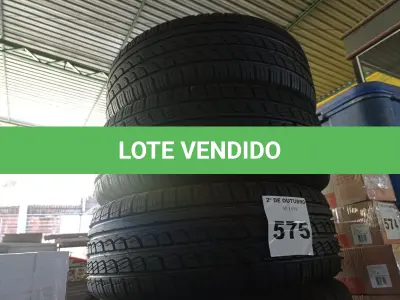 LOTE 575 - 04 PNEUS REMOLD 195/55/15. (NO ESTADO) ATENÇÃO! FAZER A VISITAÇÃO ANTES DE ARREMATAR, NÃO SABEMOS SE FUNCIONA. LEILÃO NÃO TEM GARANTIA E NEM DEVOLUÇÃO, SUJEITO A POSSÍVEIS AVARIAS VISÍVEIS/OCULTAS E/OU AUSÊNCIA DE COMPONENTES.