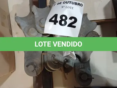 LOTE 482 - 10 MANILHAS/SAPATILHAS PARA CABO DE AÇO. (NO ESTADO) ATENÇÃO! FAZER A VISITAÇÃO ANTES DE ARREMATAR, NÃO SABEMOS SE FUNCIONA. LEILÃO NÃO TEM GARANTIA E NEM DEVOLUÇÃO, SUJEITO A POSSÍVEIS AVARIAS VISÍVEIS/OCULTAS E/OU AUSÊNCIA DE COMPONENTES.
