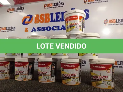 LOTE 351 - 10 QUILOS DE REJUNTAMENTO ACRÍLICO SUPER JUNTA. (NO ESTADO) ATENÇÃO! FAZER A VISITAÇÃO ANTES DE ARREMATAR, NÃO SABEMOS SE FUNCIONA. LEILÃO NÃO TEM GARANTIA E NEM DEVOLUÇÃO, SUJEITO A POSSÍVEIS AVARIAS VISÍVEIS/OCULTAS E/OU AUSÊNCIA DE COMPONENTES.