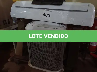LOTE 463 - 01 AR-CONDICIONADO INVERTER 18.000BTU INVERTER MARCA ELECTROLUX 220V. (NO ESTADO) ATENÇÃO! FAZER A VISITAÇÃO ANTES DE ARREMATAR, NÃO SABEMOS SE FUNCIONA. LEILÃO NÃO TEM GARANTIA E NEM DEVOLUÇÃO, SUJEITO A POSSÍVEIS AVARIAS VISÍVEIS/OCULTAS E/OU AUSÊNCIA DE COMPONENTES.