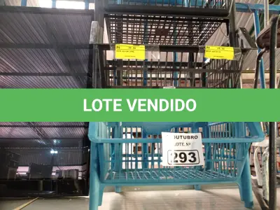 LOTE 293 - 05 CESTOS DE PLÁSTICO. (NO ESTADO) ATENÇÃO! FAZER A VISITAÇÃO ANTES DE ARREMATAR, NÃO SABEMOS SE FUNCIONA. LEILÃO NÃO TEM GARANTIA E NEM DEVOLUÇÃO, SUJEITO A POSSÍVEIS AVARIAS VISÍVEIS/OCULTAS E/OU AUSÊNCIA DE COMPONENTES.