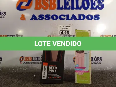 LOTE 416 - 01 KIT COPO + GARRAFA TÉRMICOS. (NO ESTADO) ATENÇÃO! FAZER A VISITAÇÃO ANTES DE ARREMATAR, NÃO SABEMOS SE FUNCIONA. LEILÃO NÃO TEM GARANTIA E NEM DEVOLUÇÃO, SUJEITO A POSSÍVEIS AVARIAS VISÍVEIS/OCULTAS E/OU AUSÊNCIA DE COMPONENTES.