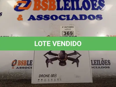 LOTE 369 - 01 DRONE M8. (NO ESTADO) ATENÇÃO! FAZER A VISITAÇÃO ANTES DE ARREMATAR, NÃO SABEMOS SE FUNCIONA. LEILÃO NÃO TEM GARANTIA E NEM DEVOLUÇÃO, SUJEITO A POSSÍVEIS AVARIAS VISÍVEIS/OCULTAS E/OU AUSÊNCIA DE COMPONENTES.
