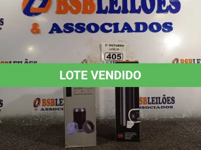 LOTE 405 - 01 KIT COPO + GARRAFA TÉRMICOS. (NO ESTADO) ATENÇÃO! FAZER A VISITAÇÃO ANTES DE ARREMATAR, NÃO SABEMOS SE FUNCIONA. LEILÃO NÃO TEM GARANTIA E NEM DEVOLUÇÃO, SUJEITO A POSSÍVEIS AVARIAS VISÍVEIS/OCULTAS E/OU AUSÊNCIA DE COMPONENTES.