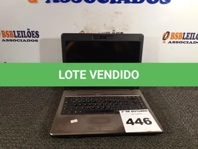 LOTE 446 - 01 NOTEBOOK MARCA NOVADATA. (NO ESTADO) ATENÇÃO! FAZER A VISITAÇÃO ANTES DE ARREMATAR, NÃO SABEMOS SE FUNCIONA. LEILÃO NÃO TEM GARANTIA E NEM DEVOLUÇÃO, SUJEITO A POSSÍVEIS AVARIAS VISÍVEIS/OCULTAS E/OU AUSÊNCIA DE COMPONENTES.