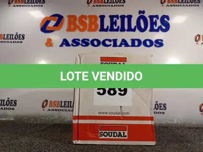 LOTE 589 - 12 TUBOS DE SILICONE NEUTRO PARA CONSTRUÇÃO COR BRANCO 340G. (NO ESTADO) ATENÇÃO! FAZER A VISITAÇÃO ANTES DE ARREMATAR, NÃO SABEMOS SE FUNCIONA. LEILÃO NÃO TEM GARANTIA E NEM DEVOLUÇÃO, SUJEITO A POSSÍVEIS AVARIAS VISÍVEIS/OCULTAS E/OU AUSÊNCIA DE COMPONENTES.