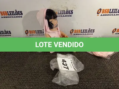 LOTE 437 - 01 BONECA BEBÊ REBORN. (NO ESTADO) ATENÇÃO! FAZER A VISITAÇÃO ANTES DE ARREMATAR, NÃO SABEMOS SE FUNCIONA. LEILÃO NÃO TEM GARANTIA E NEM DEVOLUÇÃO, SUJEITO A POSSÍVEIS AVARIAS VISÍVEIS/OCULTAS E/OU AUSÊNCIA DE COMPONENTES.